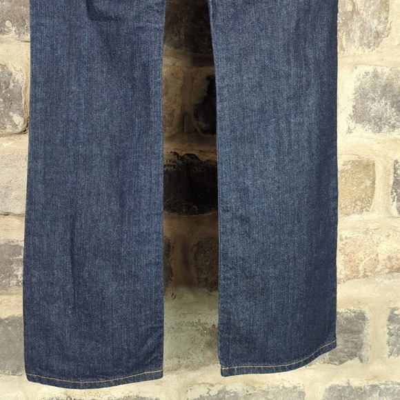 Dickies Crafted For Women Relaxed Fit Dark Wash Structured Jeans Size 2 Workwear - Picture 7 of 14